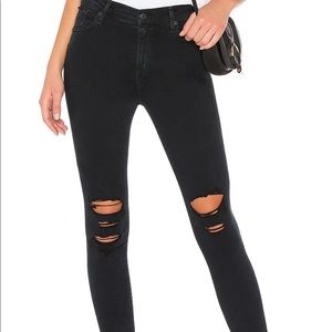 Agolde Sophie Hi Rise Skinny in Ruthless